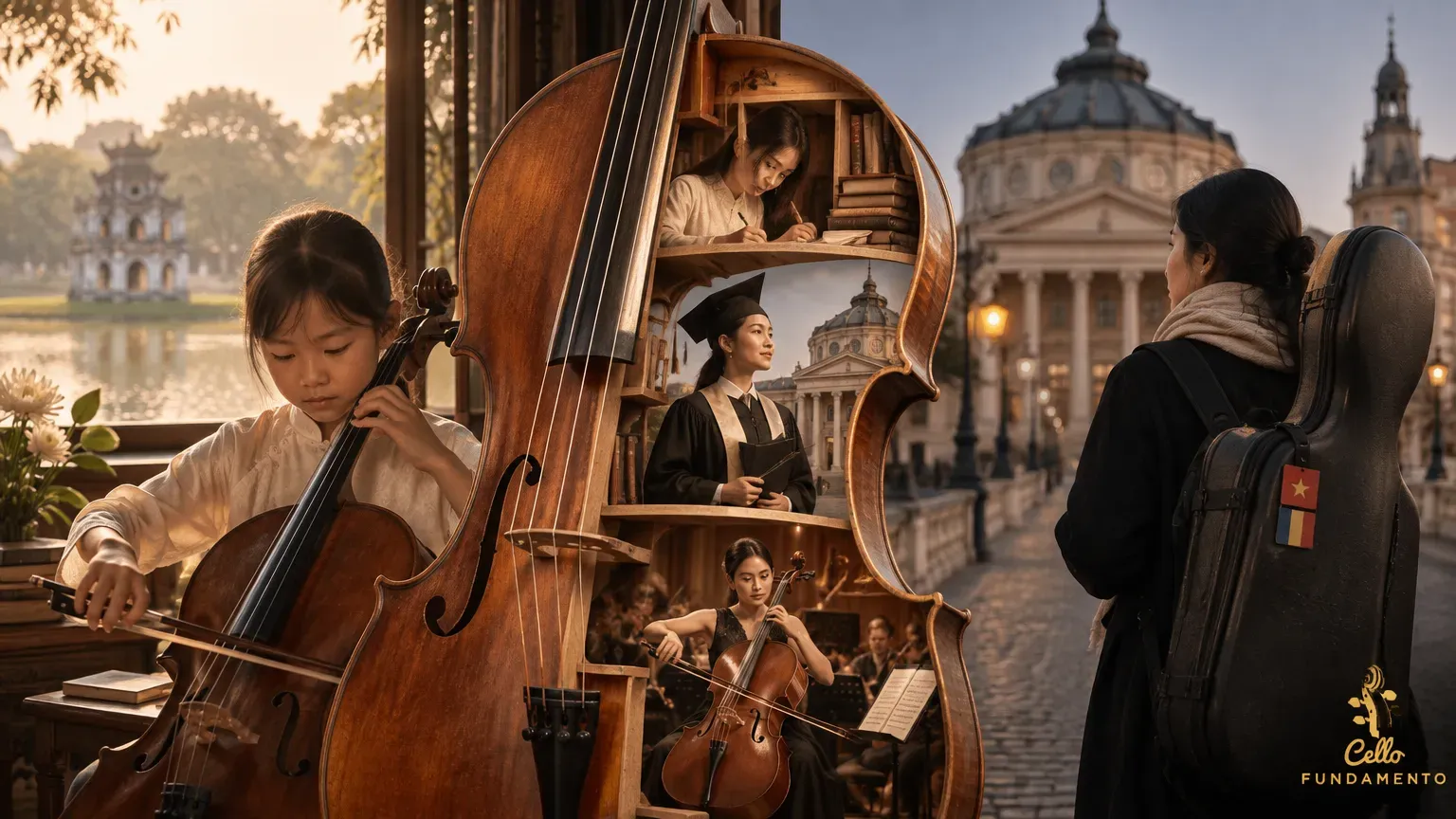 From Age Ten to Bucharest: Dinh Hoai Xuan’s Artistic Formation