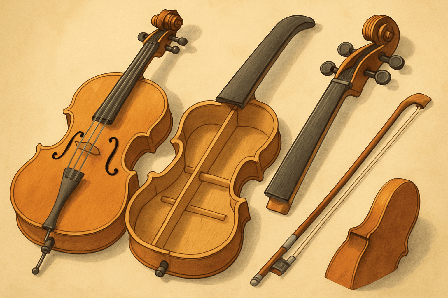Giải mã cấu tạo tinh xảo: Điều gì tạo nên âm thanh Cello?