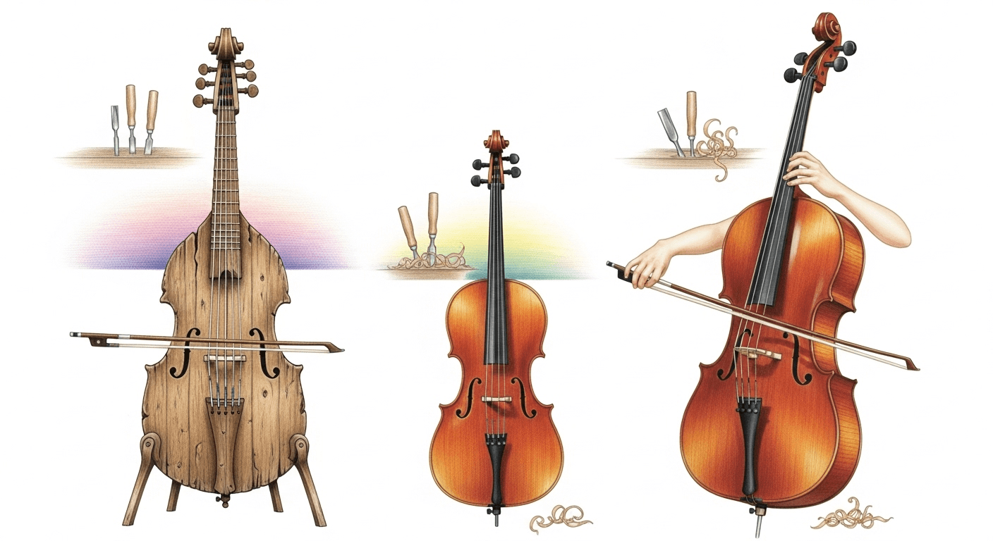 Nguồn Gốc Của Cello: Từ Dòng Họ Viol đến Hình Dáng Kinh Điển