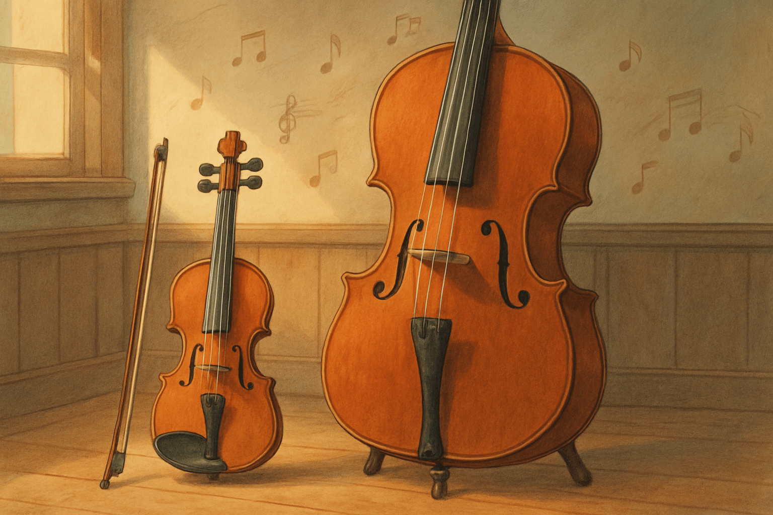 Violin và Cello: Giống Mà Khác - Bạn Có Đang Nhầm Lẫn?
