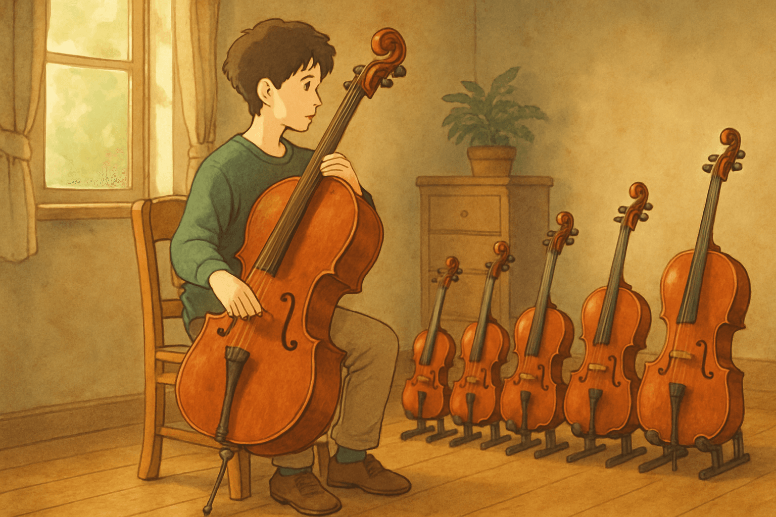 Yếu Tố Quan Trọng Nhất: Chọn Kích Thước (Size) Đàn Cello Phù Hợp