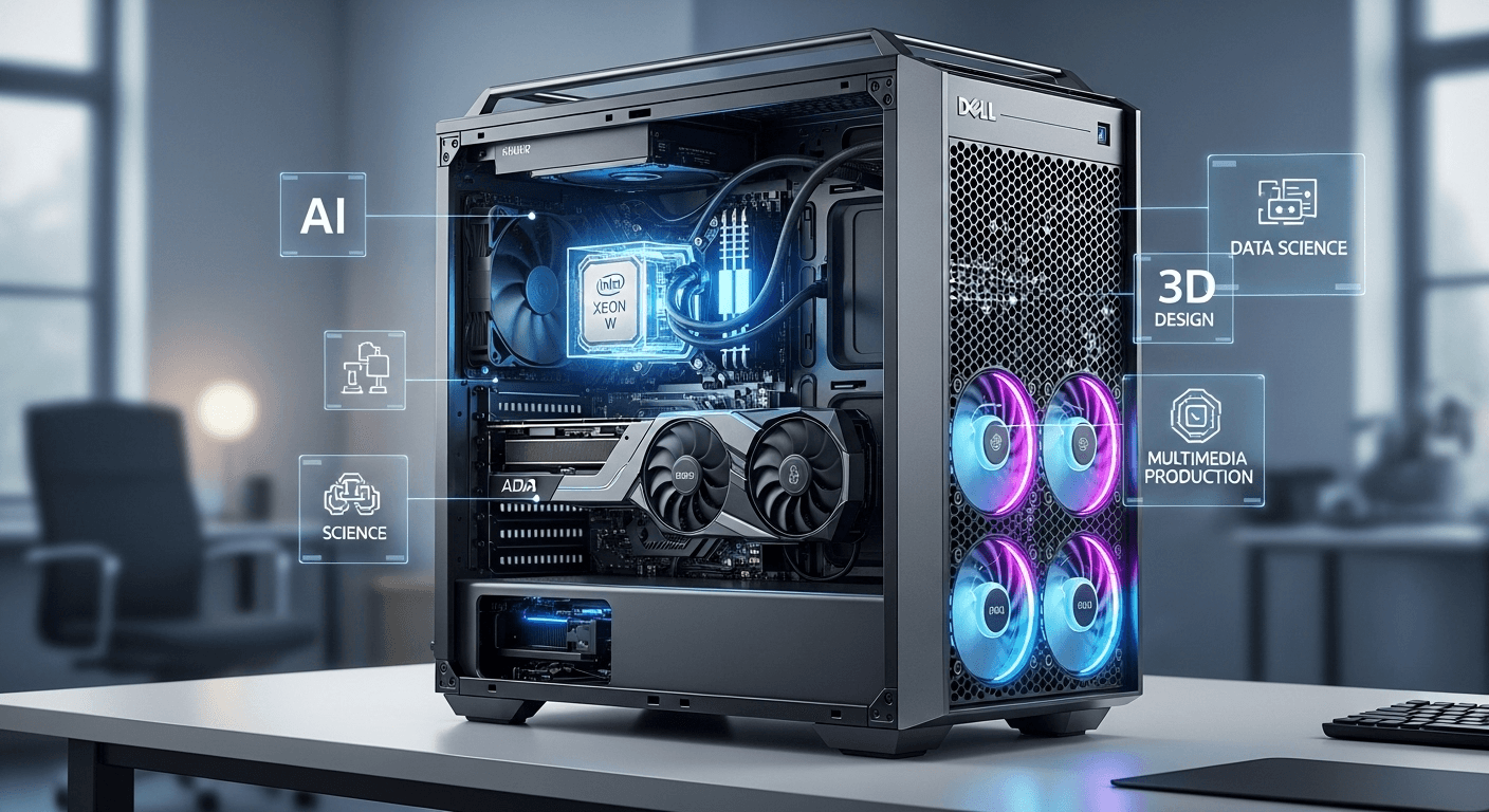 Tổng quan Dell Precision 7960 Tower: Cỗ máy cho những tác vụ đỉnh cao