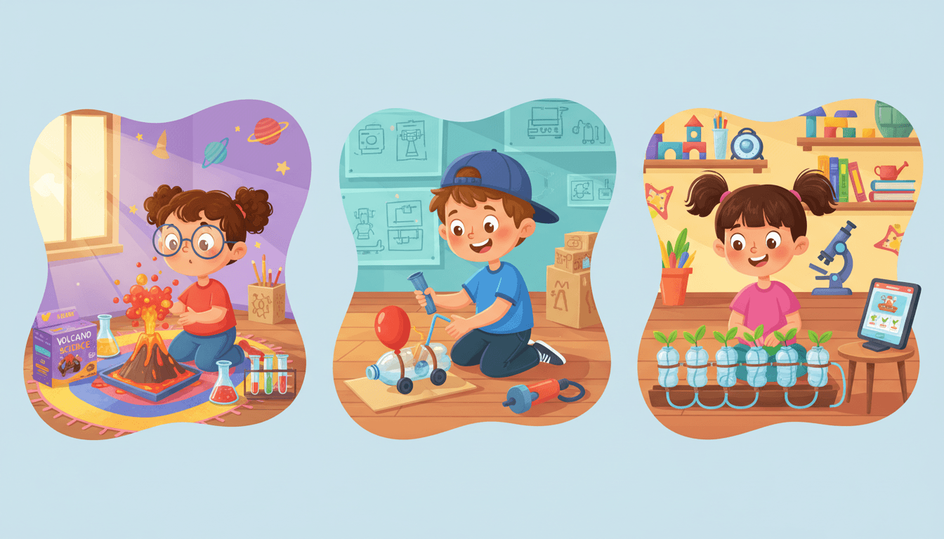 Lộ trình khám phá STEM tại nhà: Từ tò mò đến sáng tạo