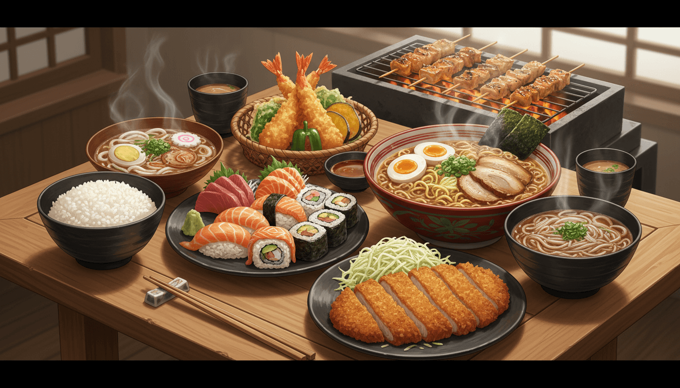 Top 10 Món Ăn Nhật Bản Trứ Danh Dành Cho Người Mới Bắt Đầu