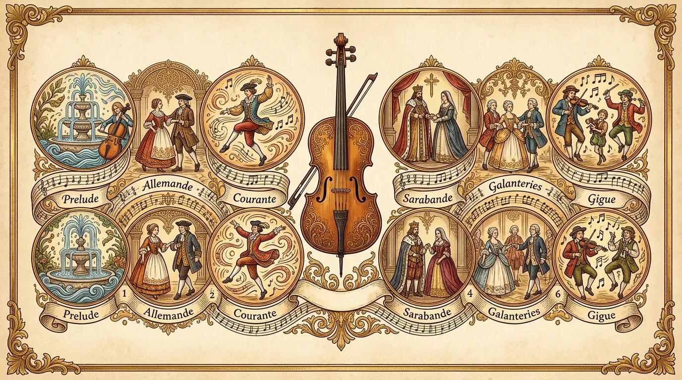 Giải mã cấu trúc đặc trưng của một bản tổ khúc (Suite) Baroque