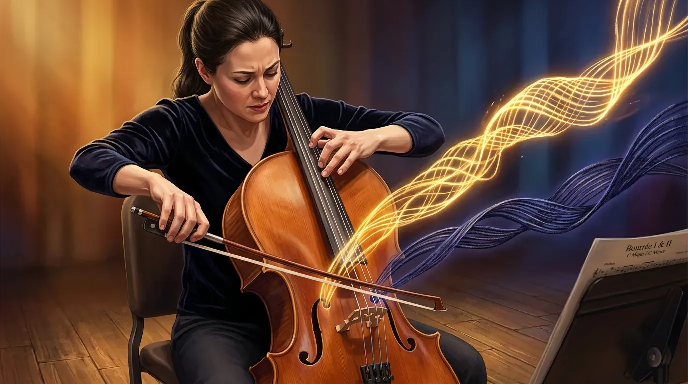 Cấu trúc vũ khúc Bourrée: Năng lượng và sự đối thoại âm thanh