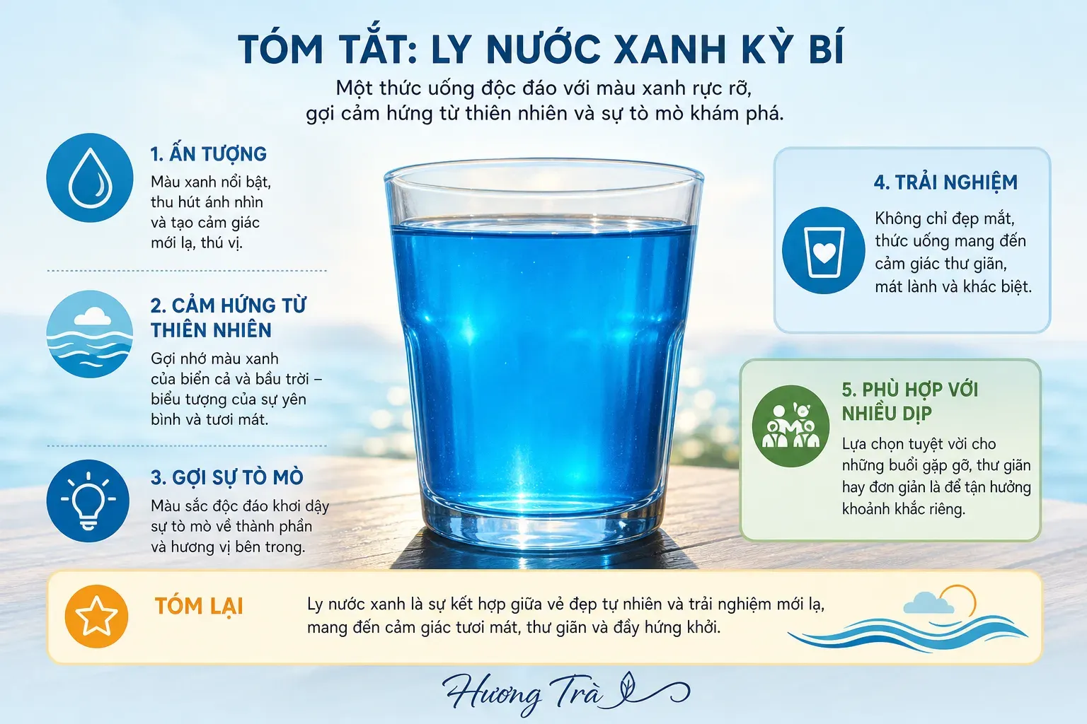 Khi màu xanh lam không còn là chuyện của đại dương